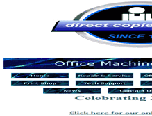 Tablet Screenshot of directcopierservice.com